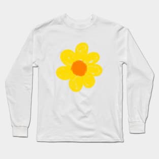 yellow flower tee Long Sleeve T-Shirt